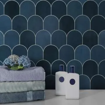 Peel and Stick Fish Scale Backsplash Tiles by SUNWINGS