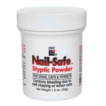 Nail-Safe Styptic Powder for Dogs & Cats - Quickly Stops Bleeding from Nail Clipping - for Groomers ...