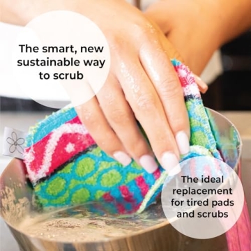 Skoy Scrub 4-Pack Eco-Friendly Dish Scrubbers