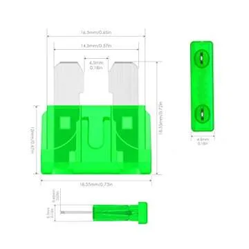 120Pcs Assorted Mixed Auto Car Truck Medium(40 Pcs) and Small(80 Pcs) Standard Blade Fuse Box Set Assortment Kit 10 15 20 25 30 AMP Car Motorcycle Boat Truck SUV Automotive Replacement Fuses, orange
