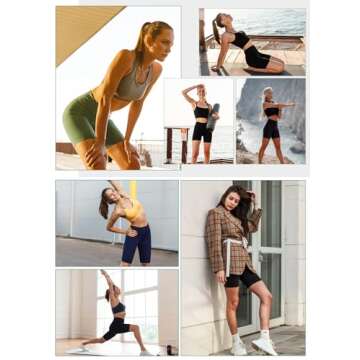 BALEAF 6" High Waisted Biker Shorts for Women