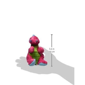 Durable goDog Bubble Plush Dragons Squeaky Dog Toy