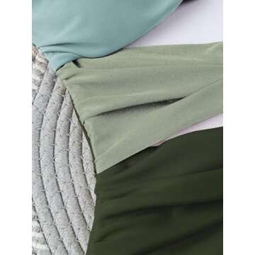 Narecte One Piece Swimsuit for Women with Tummy Control