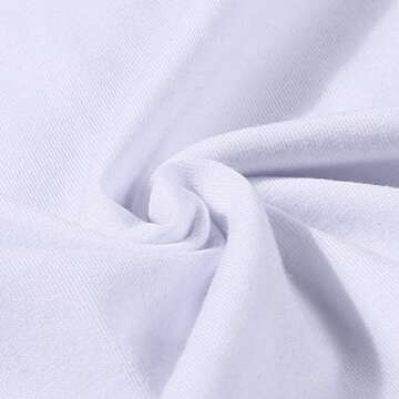 Artivaly Women Slim Fit Basic Round Neck 3/4 Sleeve Casual Y2K Cute Yoga Crop Top Workout Shirts White