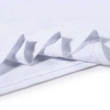 Artivaly Women Slim Fit Basic Round Neck 3/4 Sleeve Casual Y2K Cute Yoga Crop Top Workout Shirts White