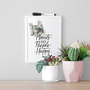 U Brands Contempo Magnetic Dry Erase Board for Home and Office