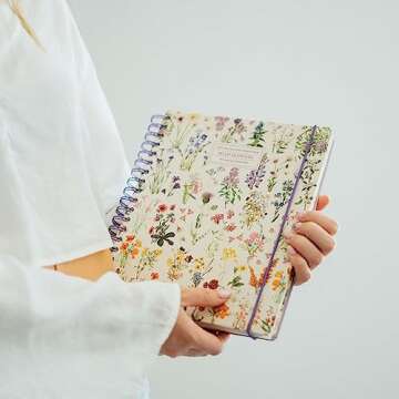 Kokonote Wild Flowers Diary 2024 | Stylish & Functional Planner