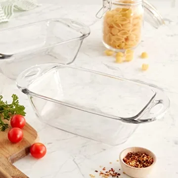 Premium Anchor Hocking Loaf Dish Set of 2, 1.5-Quart
