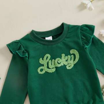 Cute Toddler Girl St Patricks Day Outfit - Dressed for Fun!