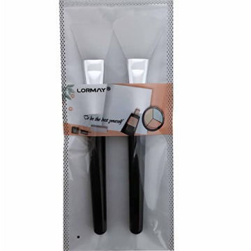 LORMAY 2 Pcs Silicone Face Mask Applicator Brushes