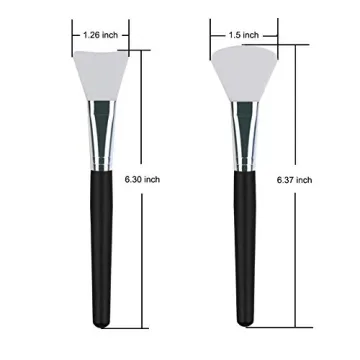 LORMAY 2 Pcs Silicone Face Mask Applicator Brushes