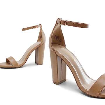 Stylish DREAM PAIRS High Heel Pump Sandals for Women