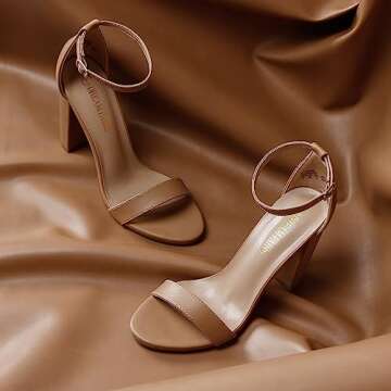 Stylish DREAM PAIRS High Heel Pump Sandals for Women