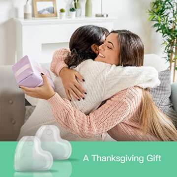 Ivolador 2PCS Heart Shaped Glass Plant Terrarium Containers