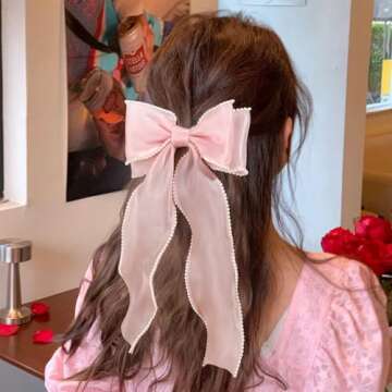 PABOBIT Premium Hair Bows Set for Women and Girls