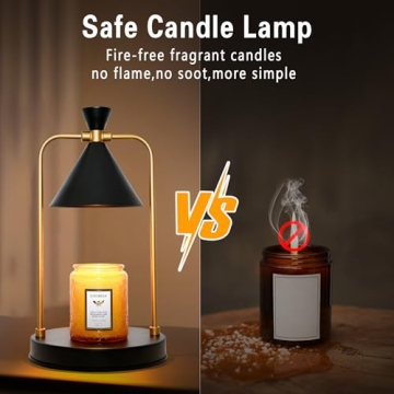Candle Warmer Lamp with Timer Dimmer for Home Decor