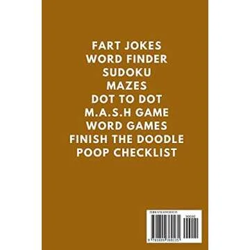 Things To Do While You Poo On The Loo: Activity Book With Funny Facts, Bathroom Jokes, Poop Puzzles,...