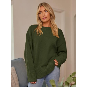 LILLUSORY Women's Oversized Sweater for Cozy Winter Fashion