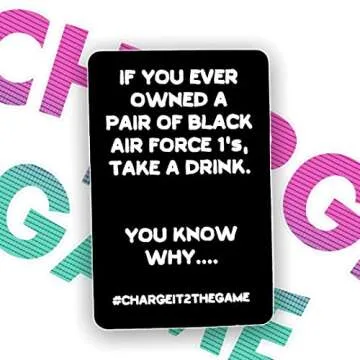 Charge it 2 The Game Drinking Game - Fun Adult Drinking Card Game for Parties - 21st Birthday Gift & Bachelorette Parties - Holiday Game - Party Game with 90 Cards for Any Occasion