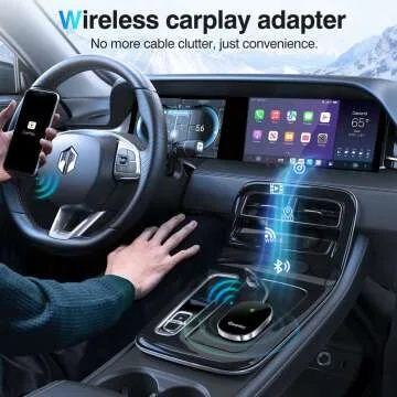 Wireless CarPlay Adapter 2024 - Easy Upgrade to Wireless