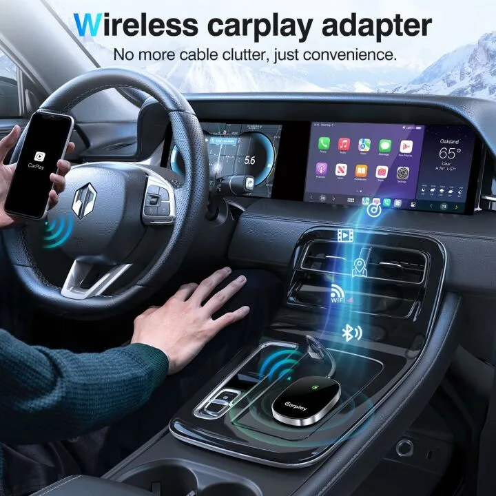 Wireless CarPlay Adapter 2024 - Easy Upgrade to Wireless
