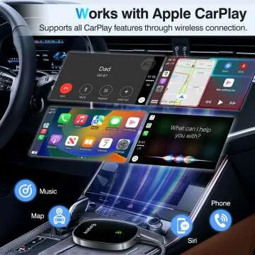 Wireless CarPlay Adapter 2024 - Easy Upgrade to Wireless