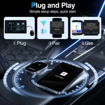 Wireless CarPlay Adapter 2024 - Easy Upgrade to Wireless