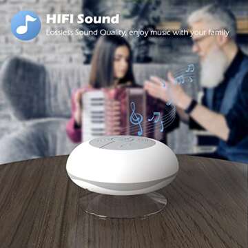 HOTT S528 Shower Wireless Bluetooth Speakers - Waterproof Sound