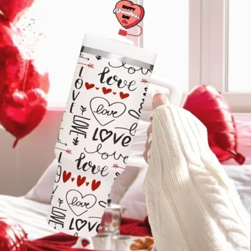 Cute Silicone Straw Covers for Stanley Cups - 8PCS