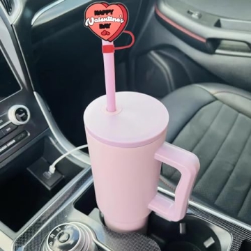 Cute Silicone Straw Covers for Stanley Cups - 8PCS