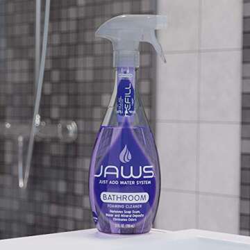 Eco-Friendly JAWS Foaming Bathroom Cleaner with Refills