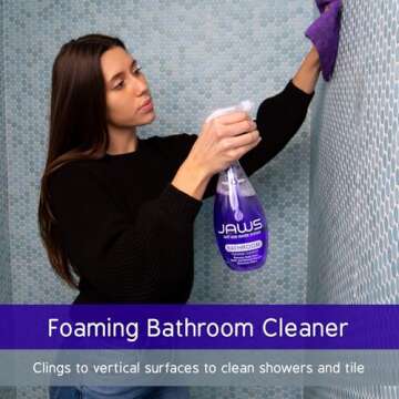 Eco-Friendly JAWS Foaming Bathroom Cleaner with Refills