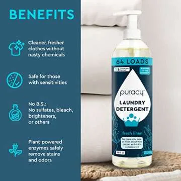 Puracy Laundry Detergent: Non-Toxic & Eco-Friendly Solution