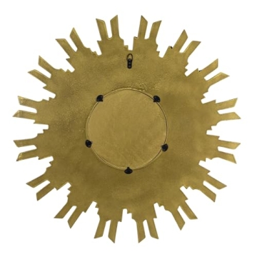 Creative Co-Op Gold Sunburst Mirror