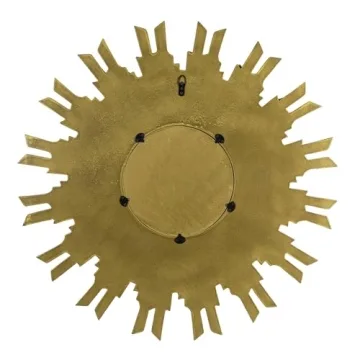 Creative Co-Op Gold Sunburst Mirror
