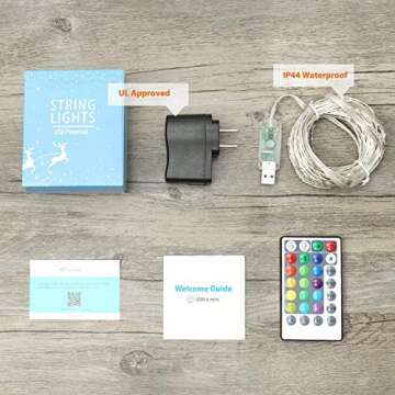 TESYKER Fairy Lights - Color Changing USB String Lights