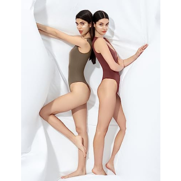 PUMIEY Square Neck Sleeveless Bodysuit - Stylish Comfort