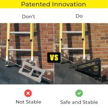 USA Made Original PiViT® LadderTool: Multi-Use Ladder Leveling Tool by ProVisionTools, Inc.™ Recognized Safety Record Spanning 27 Years.