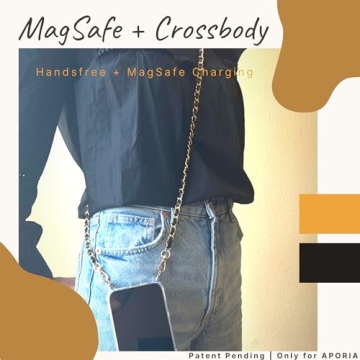 Stylish MagSafe Clear Case + Luxury Chain for iPhone 15