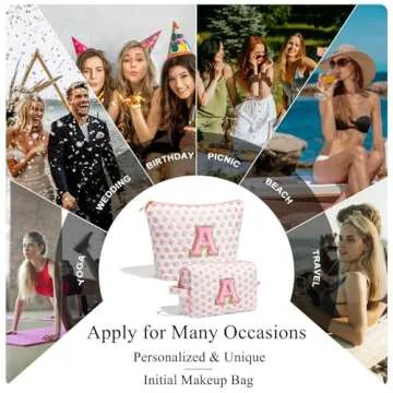 Stylish YOOLIFE Personalized Makeup Bag for Women