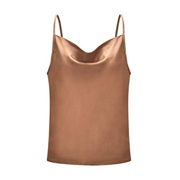 Miessial Women's Satin Cami - Elegant & Versatile Top