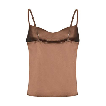 Miessial Women's Satin Cami - Elegant & Versatile Top