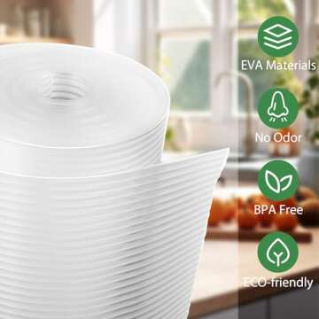 Anoak Shelf Liner Cabinet Liner, Non Adhesive Drawer Liner, Washable 17.5 Inch x 30 FT(360 Inch) Wat...