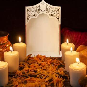 Qunclay Large Dia De Los Muertos Altar Ofrenda Box