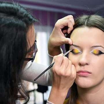 Fine Angled Eyeliner Brush, JASSINS Ultra thin Precision EyeLiner Makeup Brushes Set, Fine Point Eyeliner Brush, Synthetic Bristles Eye Makeup Tool (3 Pcs)