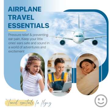 Ear Plugs for Kids (6-12 yrs) & Adults with Small Ear Canal - Noise Reduction Earplugs for Airplane, Focus, Travel, Concert, Socializing Sports, Noise Sensitivity, 8 Tips in XS/S/M/L, 26 dB