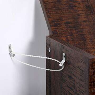 VASAGLE Tree Bookshelf, 9-Tier Bookcase, Large Bookshelf, Space-Saving Corner Shelf, Book Tree, Holds Books, CDs, Games, for Bedroom, Living Room, Home Office, Walnut Color ULBC11BY