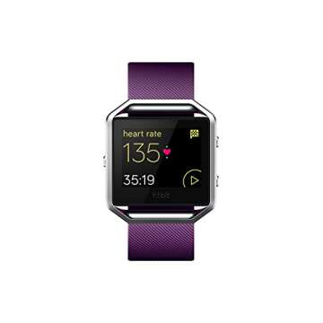 Fitbit Blaze Smart Fitness Watch,Time Display, Plum, Small (5.5 - 6.7 inch) (US Version)