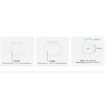 Fitbit Blaze Smart Fitness Watch Time Display - Plum Small