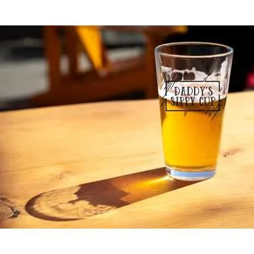 Cool AF Daddy Beer Glass - Funny Gift for New Dads